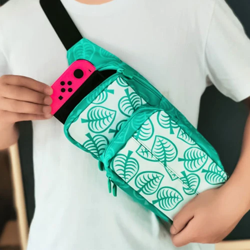 Imagen 2 del producto Bolsa de almacenamiento tipo bandolera para Nintendo Switch Oled Dock, bolsas de viaje portátiles para el pecho, mochila NS Lite, funda, accesorios