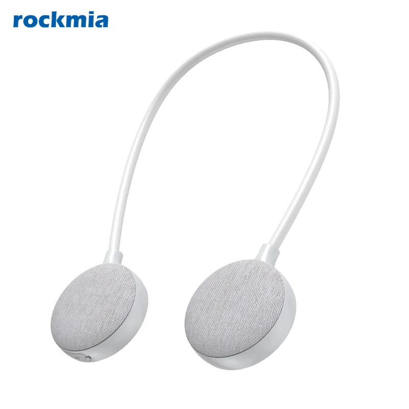 Rockmia EBS-906 Neck Speaker Bluetooth5.0 Wearable Music Player Flexible Stereo Sound Box PX4 Waterproof Fabric Wireless Altavoz