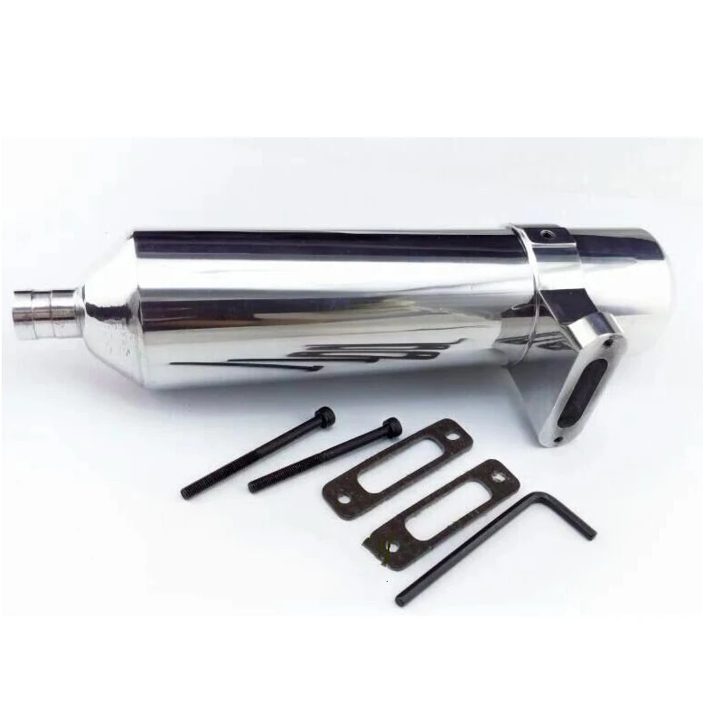 50 Class Accelerator Pipe Exhaust Muffler 0s46os55 Triloba 46hr 52hr for 50 Class Oil Helicopter Model