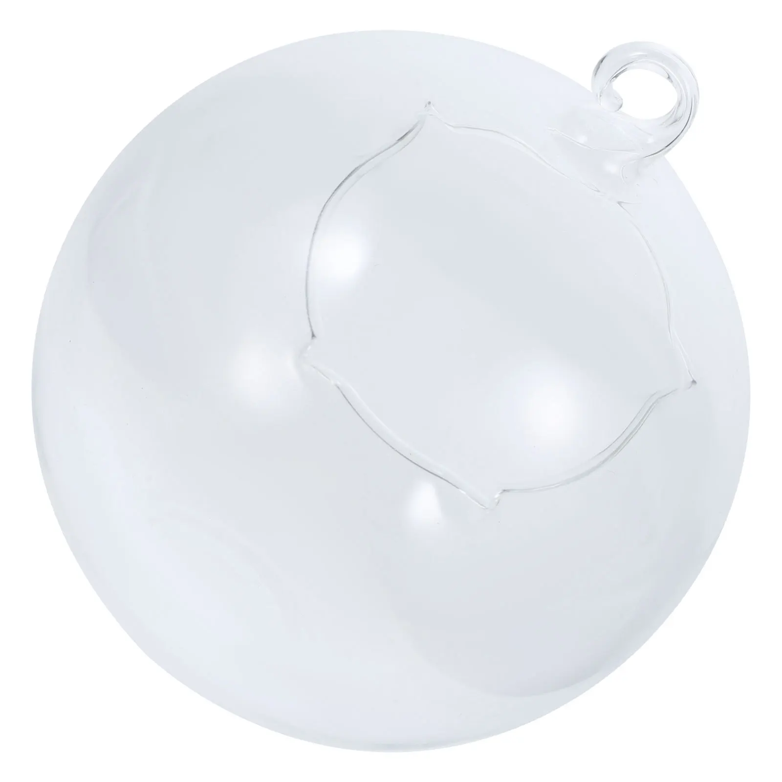 

Ornament Windproof Tea Lights Holder Glass Ornaments Decoration Tealight Holders Candleholder