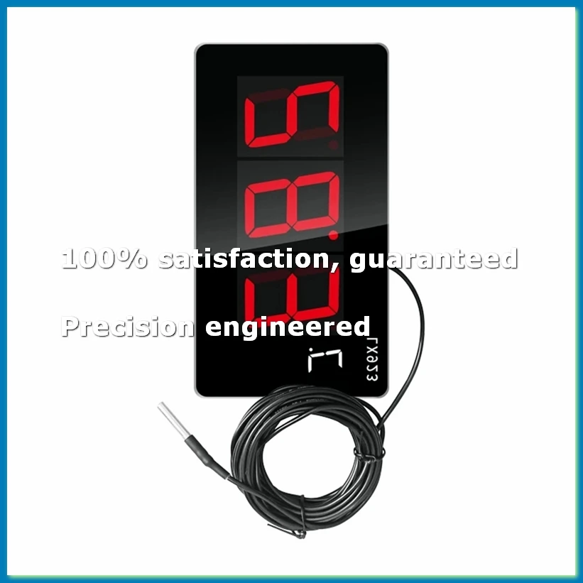 

Digital Thermometer Home Electronic for Led Pool Thermometer Large Screen Temperature Detector Sauna Room Probe EU PLUG-AC17