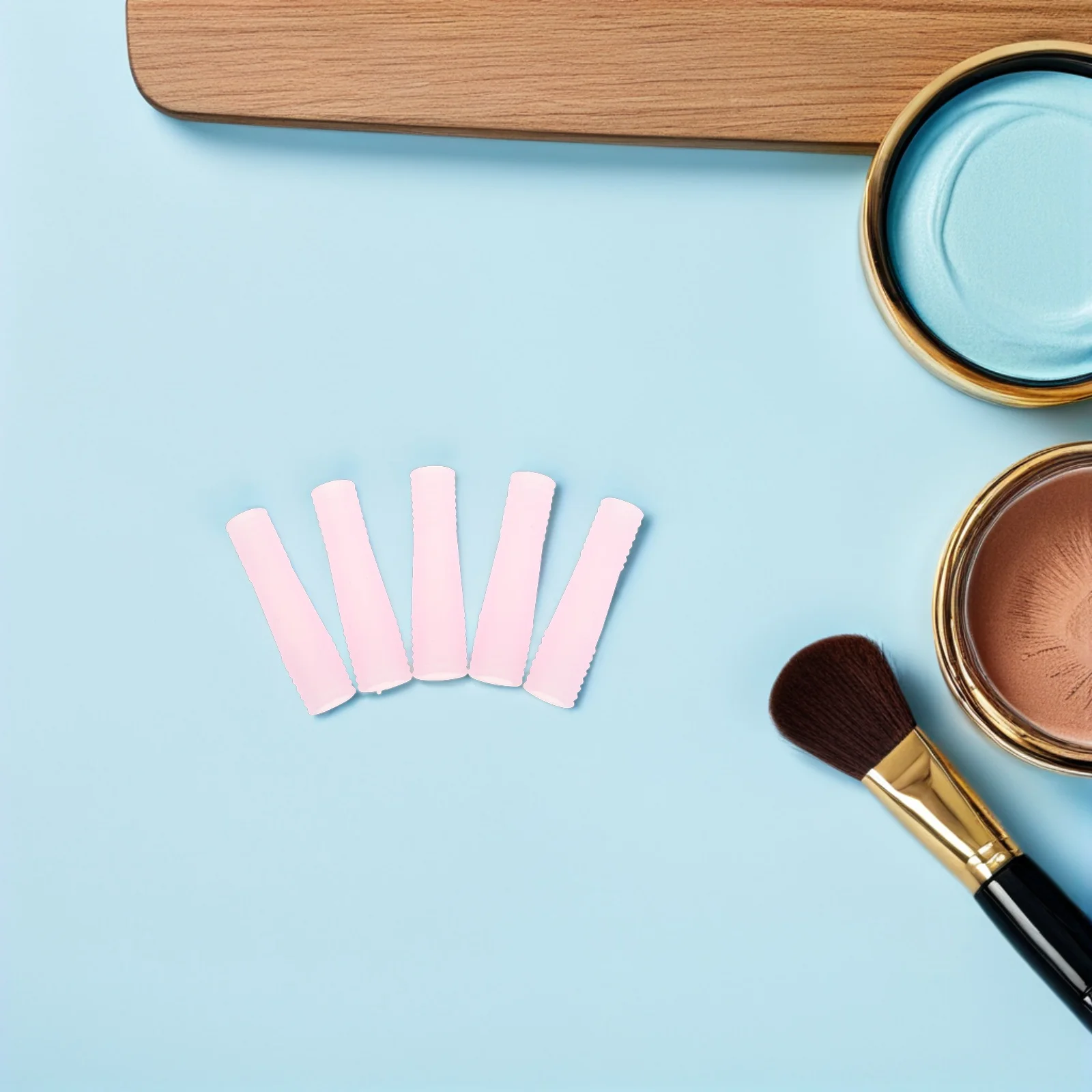 8쌍 실리콘 네일 니퍼 커버 보호 슬리브 큐티클 가위 각질 제거기 네일 도구 보호대 매니큐어 도구 슬리브