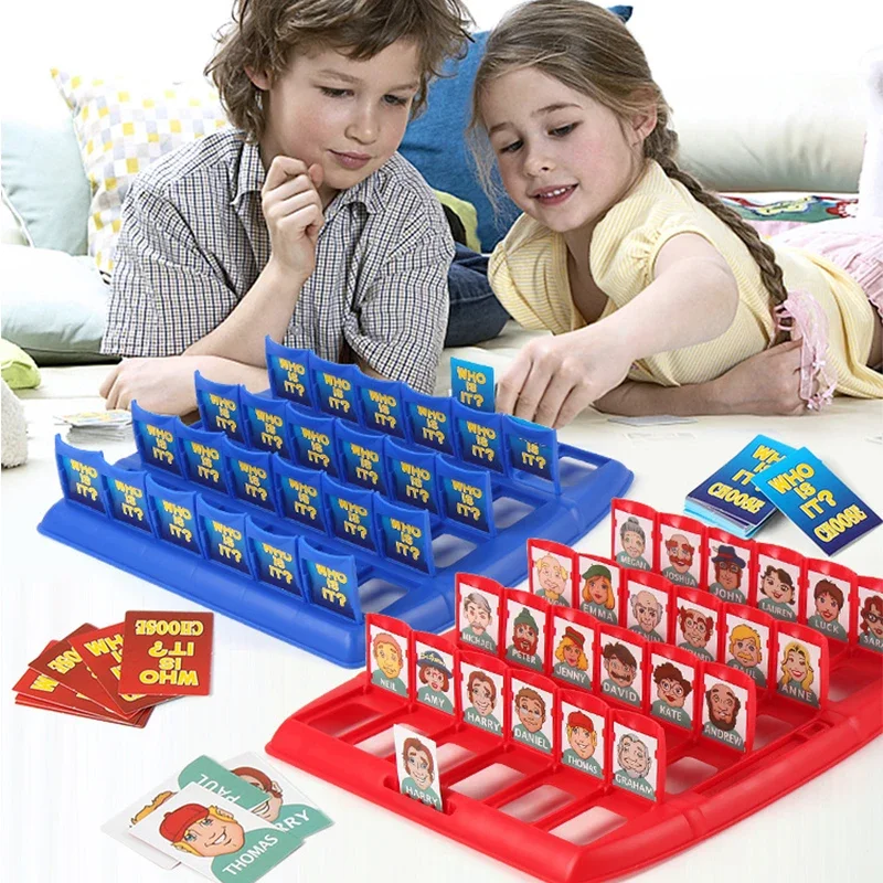 Party Games Toy Guess Who Is It Board Game Funny Party Family Memory Logical Reasoning Antistress Interactive Guessing  Kid Toy