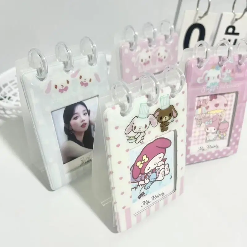 Japanese Style Cute Cartoon Sugarbunnies 3 Inches Small Card Photo Storage Display Desktop Mushroom Hole Style Calendar Album