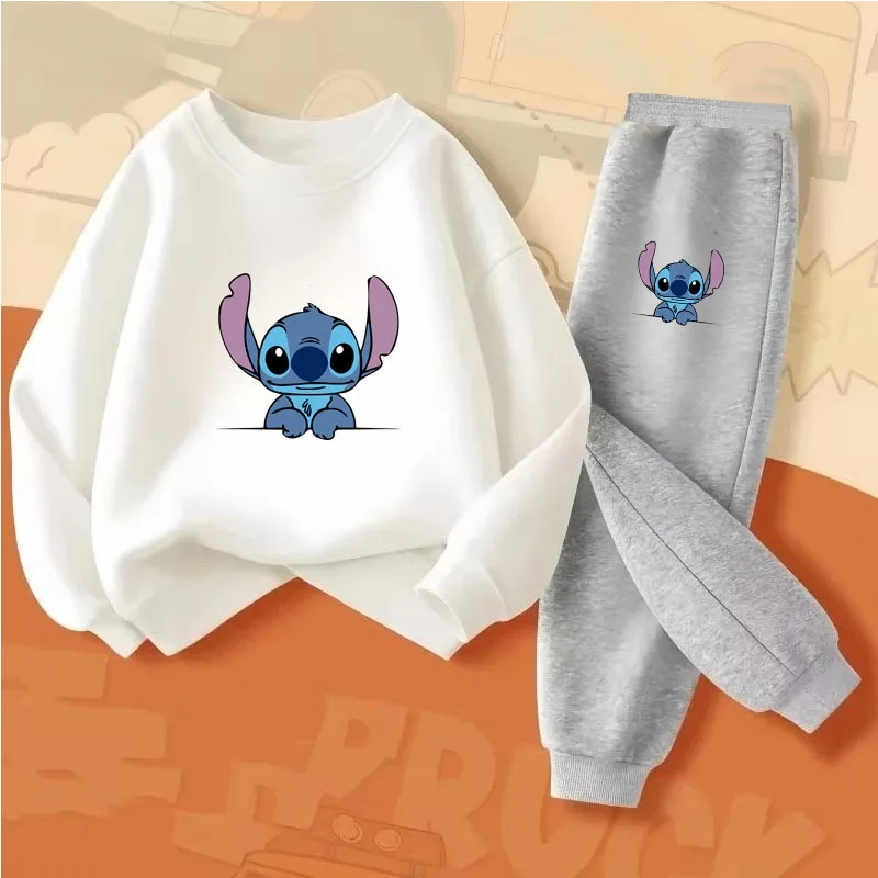 Ensemble sweat-shirt décontracté pour enfants, nouveau Style d'automne 2025, ensemble pantalon de survêtement pour enfants, pull et pantalon imprimés pour garçons, costume 2 pièces
