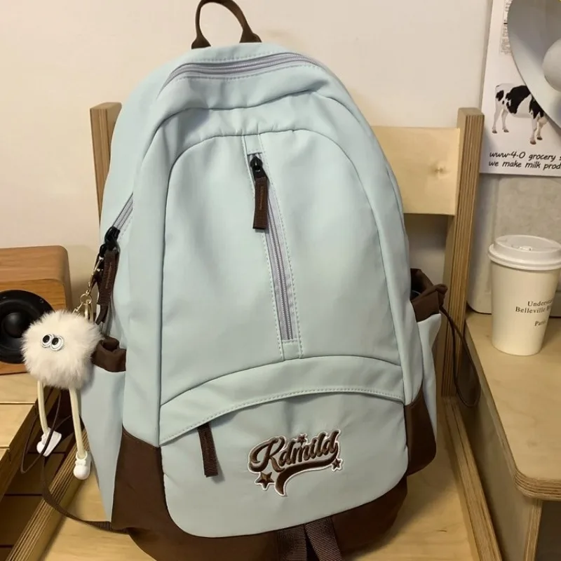 Korean Lightweight Teen Girls School Backpack Casual Travel Rucksack Fashion School Bag for Junior & Senior High Students