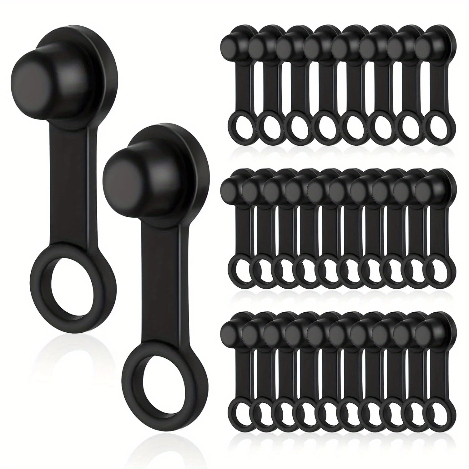 30pcs rubber dust cover, brake exhaust cap, black brake dust cap, small car fuel cap, suitable for car, bicycle, motorcycle acce
