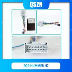 QSZN Canbus Box Adapter Oudi OD-HM-01 For Hummer H2 16pin Power Harness Wiring Cable Car Radio Android