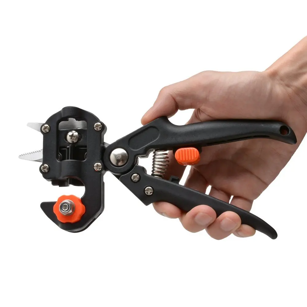 Sécateur de greffage professionnel à 3 lames de type Omega, type V, type U, document noir, ruban inclus