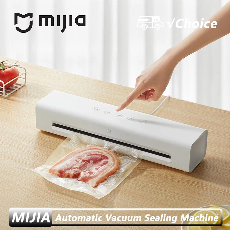 Mijia Intelligent Automatic Vacuum Sealing Machine -70kPa Large Suction Insect-proof Moisture-proof Quick Vacuum