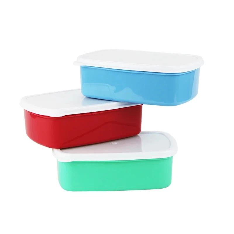 Portable Sublimation Blanks Lunch Box Rectangle  Shape Food Container Kids Adults Children Students Office Worker