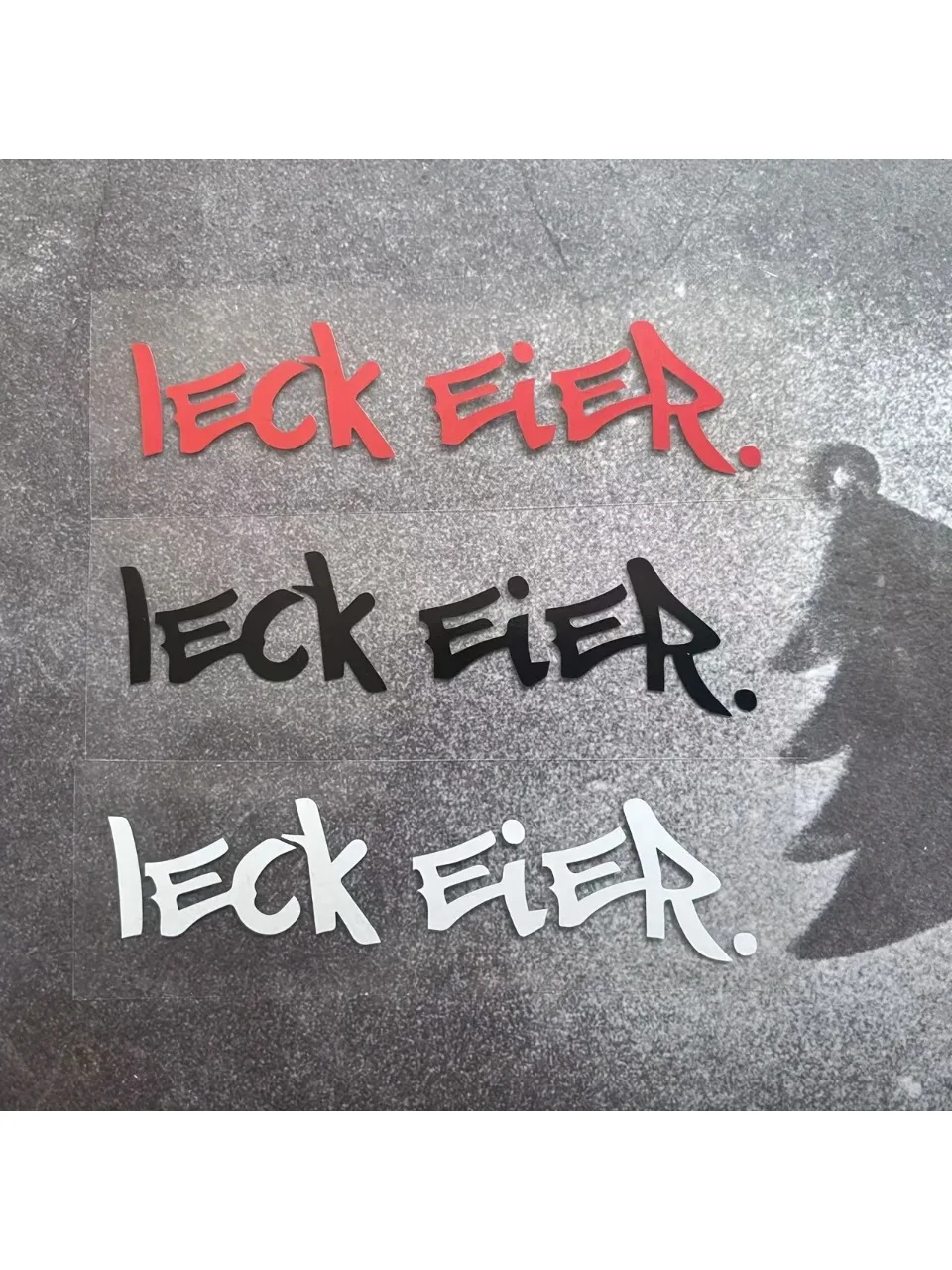 1 Stück LE EIER Motorrad-Aufkleber, wasserdicht, langlebig, selbstklebend, Vinyl-Aufkleber für Kraftstofftank, Roller, Auto, Fenster, Stoßstange, Dekoration