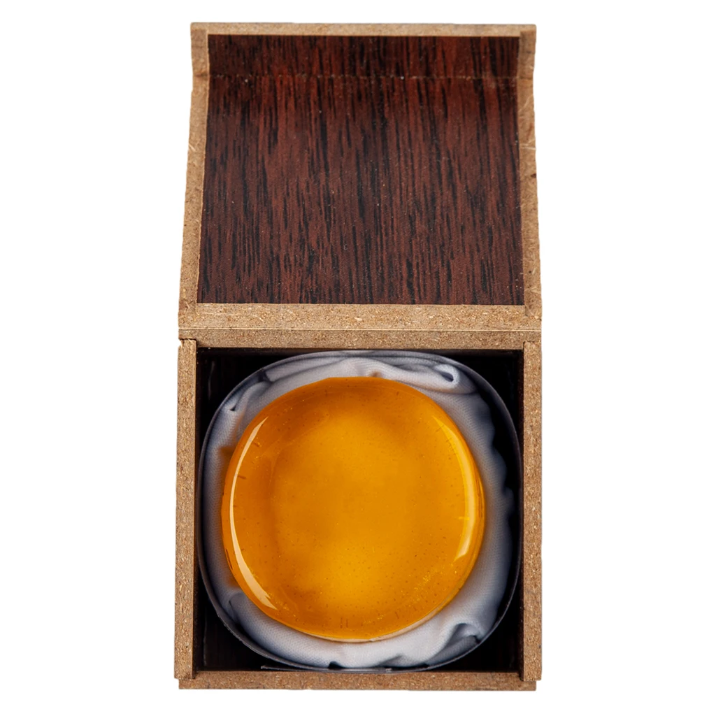 NAOMI Round Rosin With Wood Case Natural Color String Rosin Instrument Violin Viola Cello Violoncello Cello Fiddle Bow Rosin