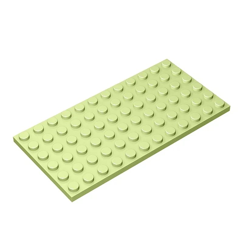 Gobricks GDS-526 1 szt. Tablica 6X12 płyta podkładu cegły kompatybilne z edukacyjnymi klockami dla dzieci DIY techniczne