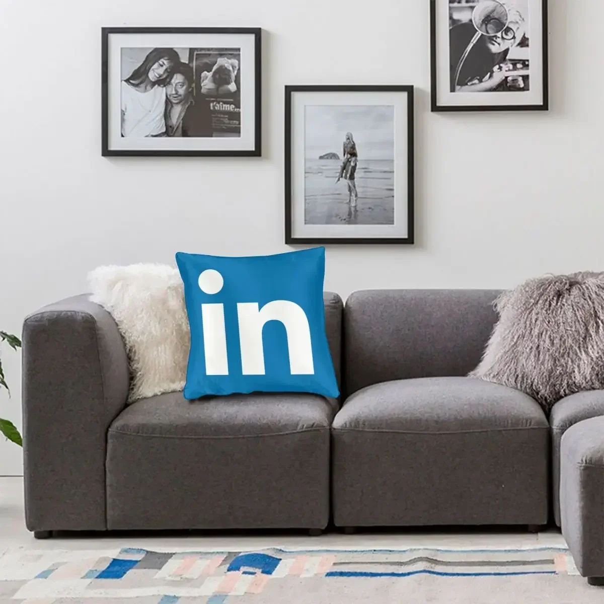 Linked Merch ساحة المخدة البوليستر الكتان المخملية الإبداعية البريدي ديكور كيس وسادة وسادة السيارة القضية بالجملة