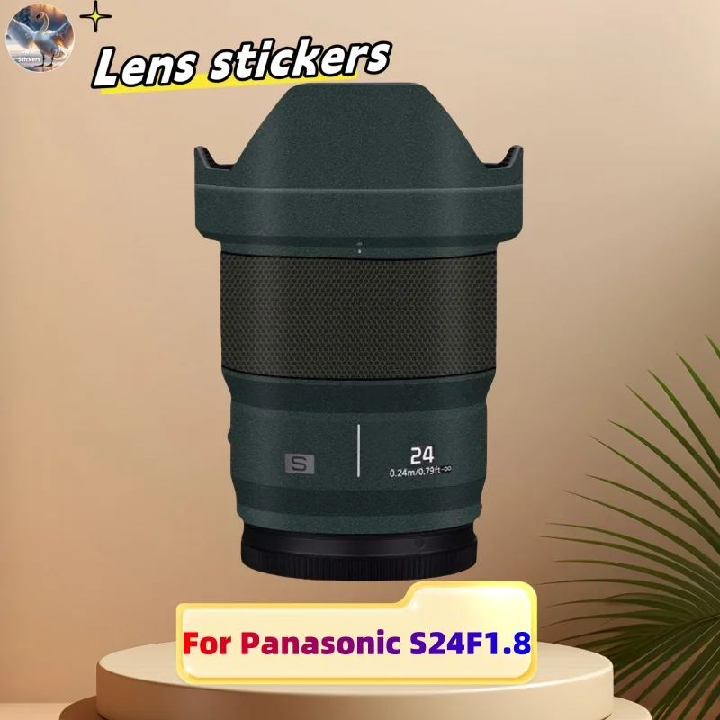 

for Panasonic S24F1.8 Camera Lens stickers, precision cut wear-resistant protective film, DIY skin