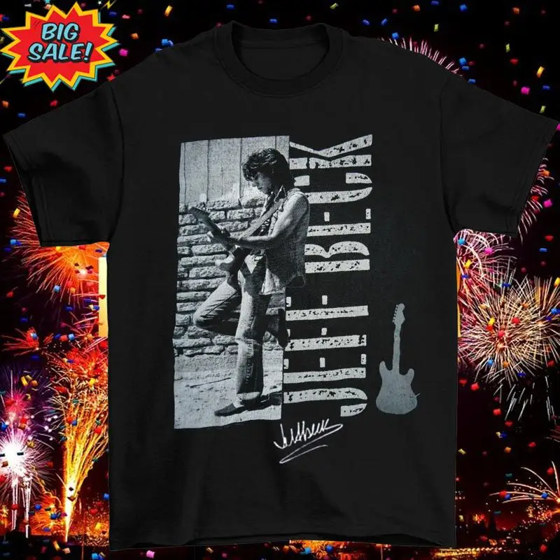 Remembering Jeff Beck Signature Live Guitar T Shirt Size S M L 234Xl