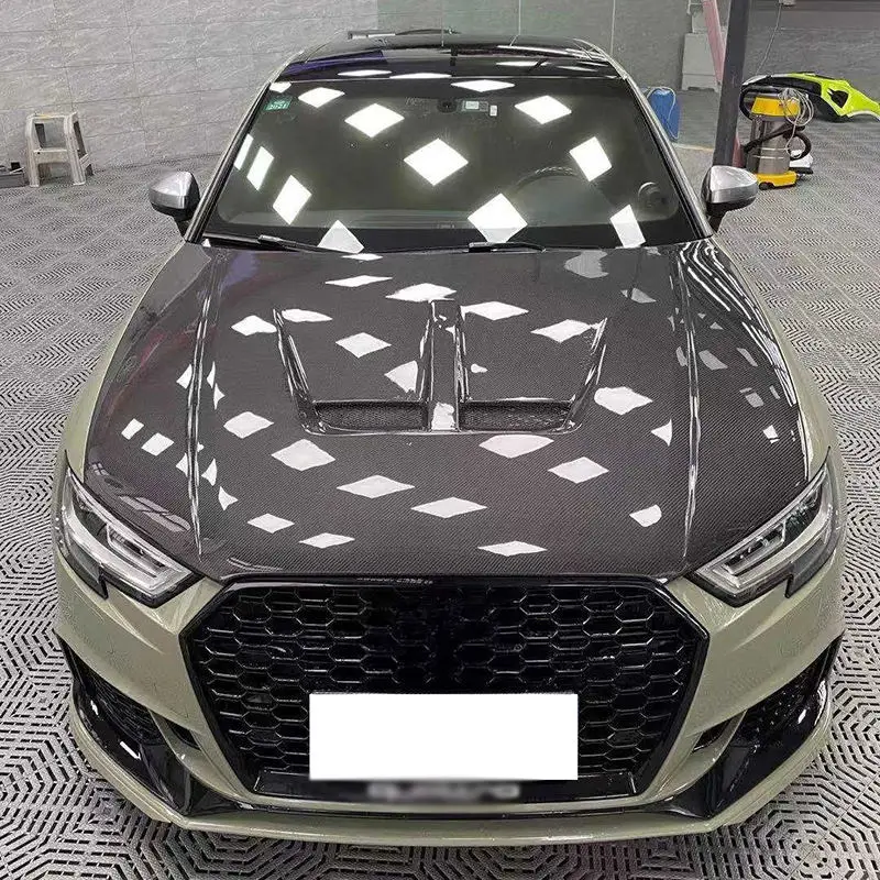 Carbon Fiber Bonnet Hood for Audi rs3 s3 a3 sedan，100% tested well