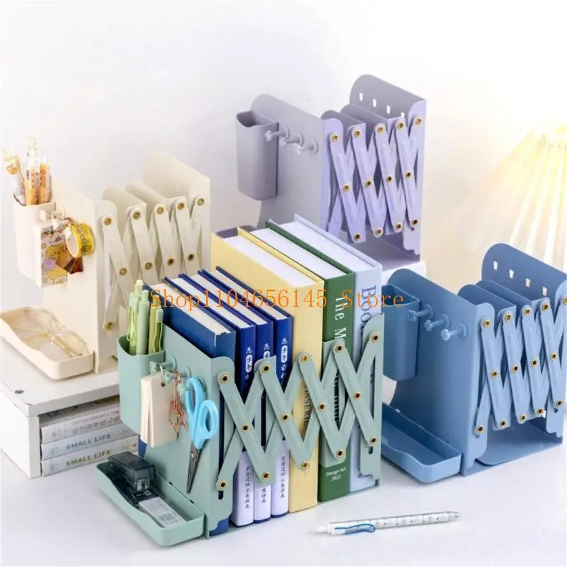 5asd Adjustable Bookends Practical Book End Desk Organizers Book Support Book Holders Decorative Bookends for Students