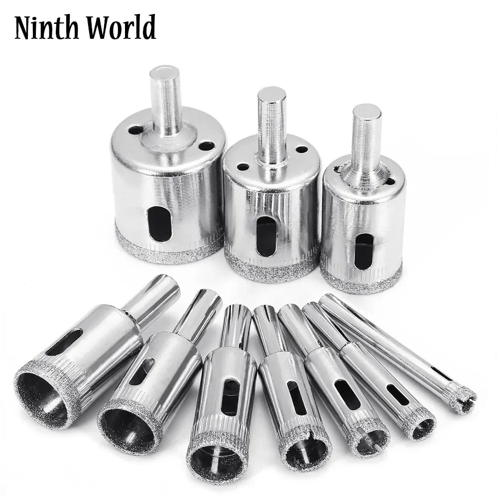 

Лидер продаж, набор высококачественных алмазных сверл, 10 шт. стеклянная кольцевая пила для плитки, стеклянные керамические мраморные бутылки, идеально подходящие для DIY 6-30 мм