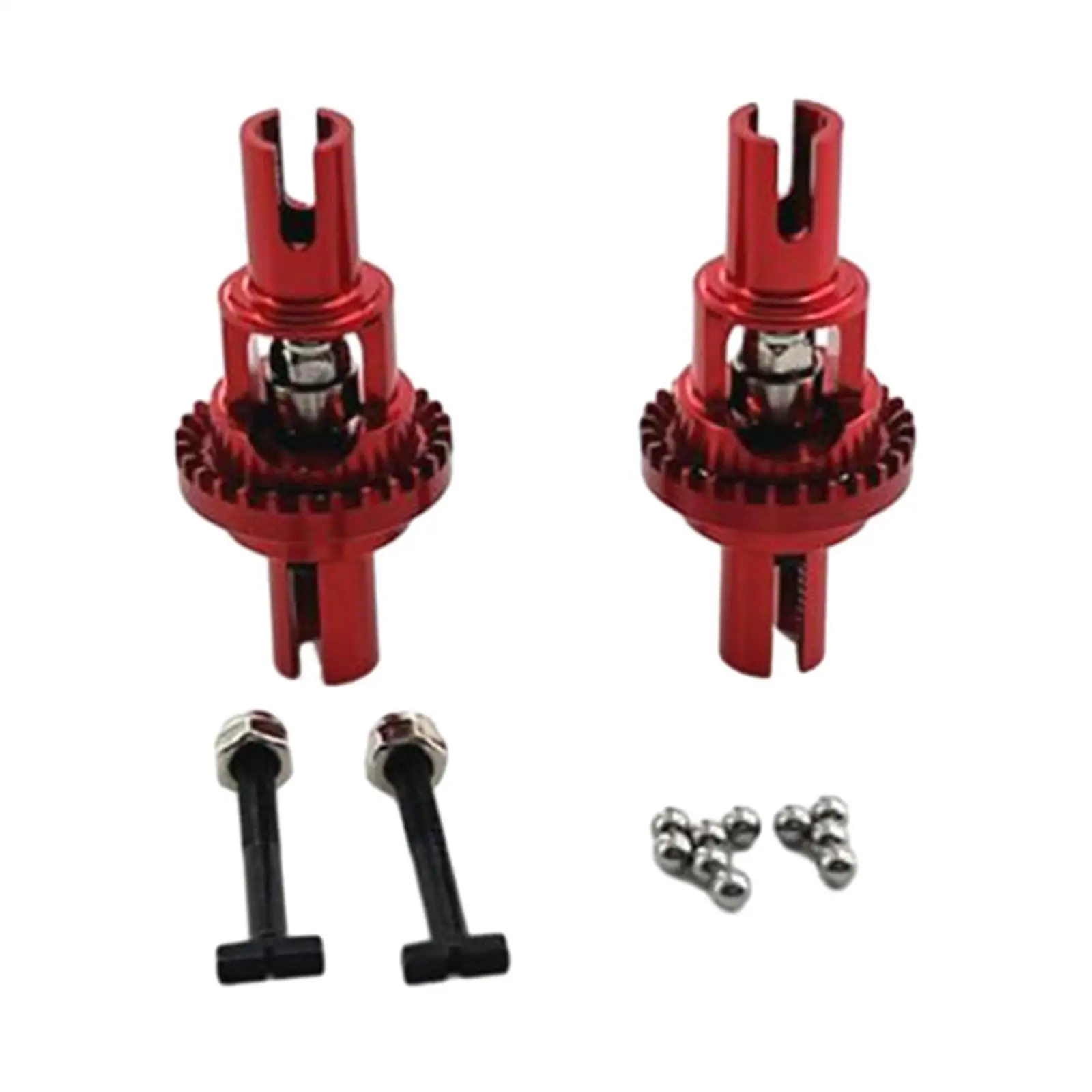 2x Front and Rear Metal Differential 28T Diff Gears Strong Accessory for Wltoys 1/28 284161 284131 284010 K989 K969 RC Model Car