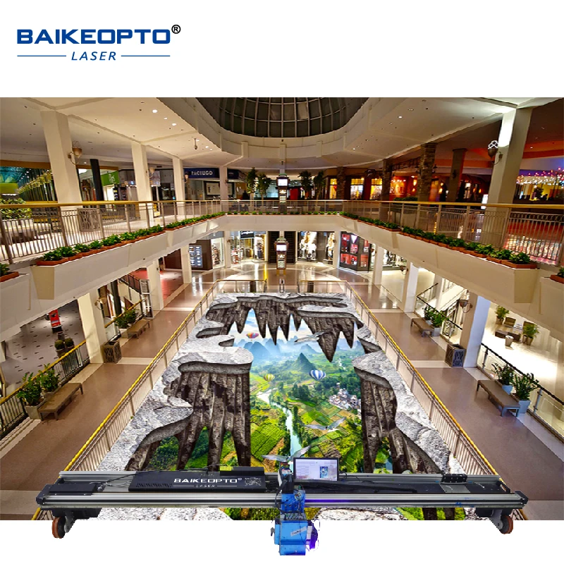 Automatic Vertical Wall Printing Machine Printhead Wall Printer High Definition Display Long Term Preservation of Images