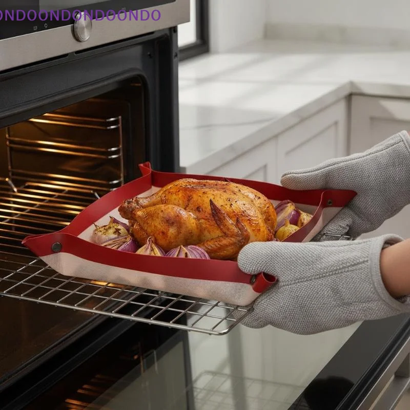 Silicone Baking Mat Food Safe Non-Stick Leakproof Heat Resistant Pad for Cookie Tray Oven Cake Macaron Baking