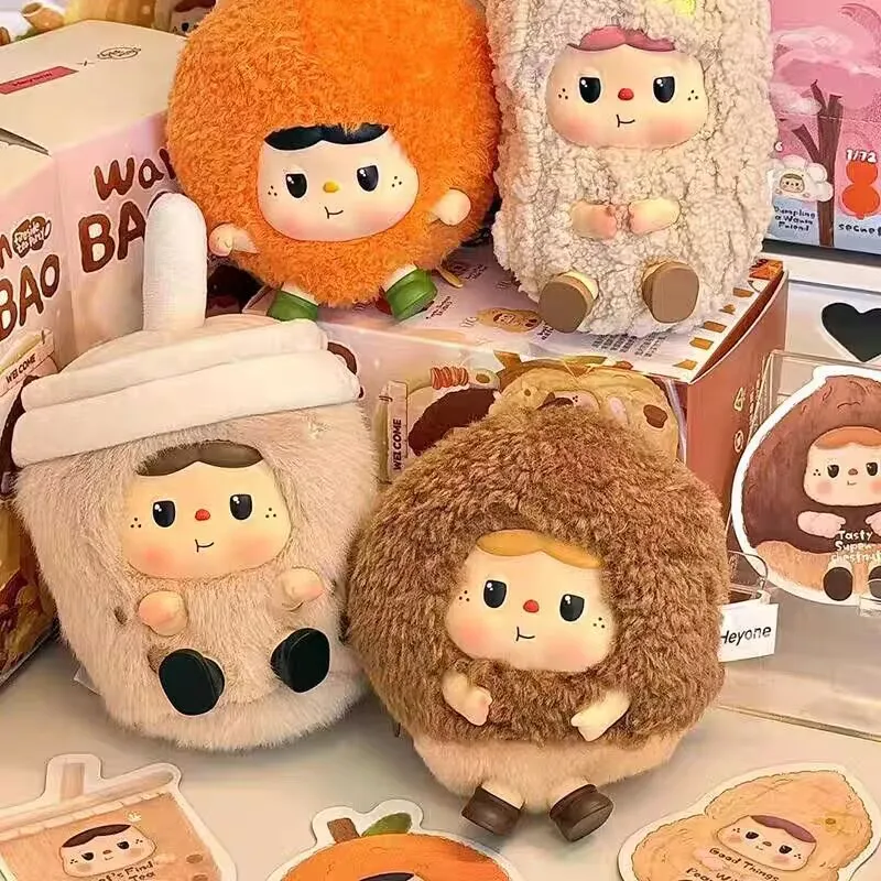 

Heyone Warm Baobao Fireside Tea Party Series Blind Box Vinyl Handmade Trendy Play Cute Desktop Decoration Surprise Birthday Gift