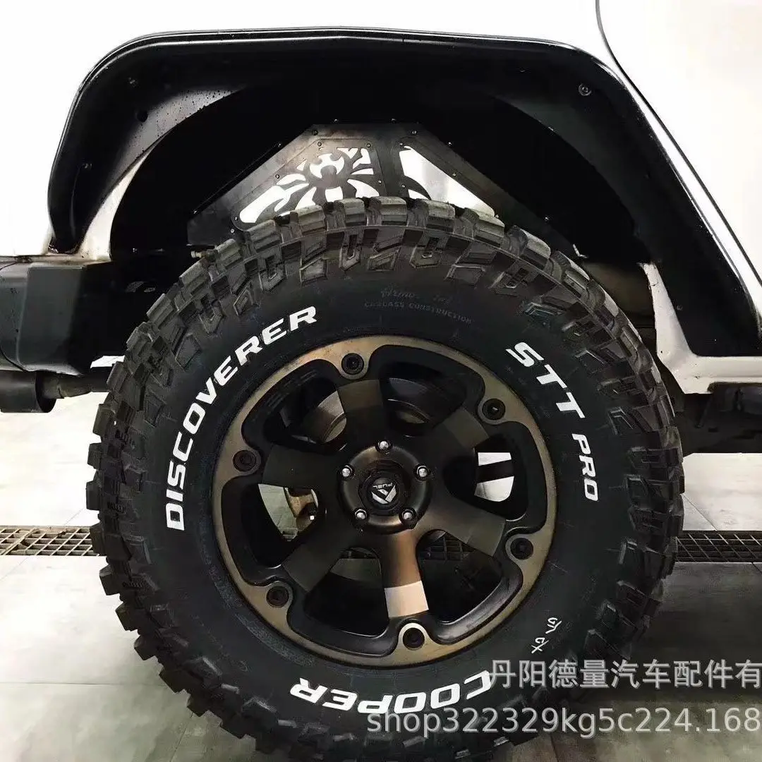 

Wheel eyebrows 07-17 Jeep Wrangler Poisonous Spider Rear Lined Fender JK Wrangler Wheel Eyebrows