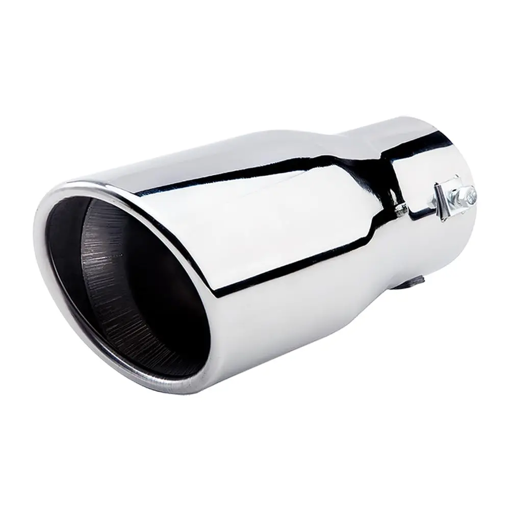 

Chrome Stainless Steel Exhaust Tip Compatible With 2″ To 2.75″ Tailpipe