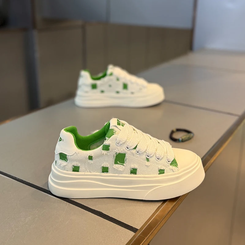 

2025Summer Lightweight Comfortable High Quality Fashion Platform Canvas Men's Breathable Shoes Skate Shoes Fashion Shoes39-44