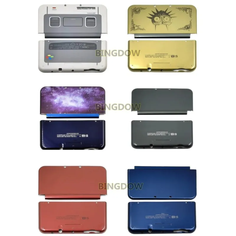 Spedizione gratuita Top Bottom A & E Faceplate per il nuovo 3DS LL/XL Custodia Shell Front Back Cover Case di ricambio per il nuovo 3DSXL / LL