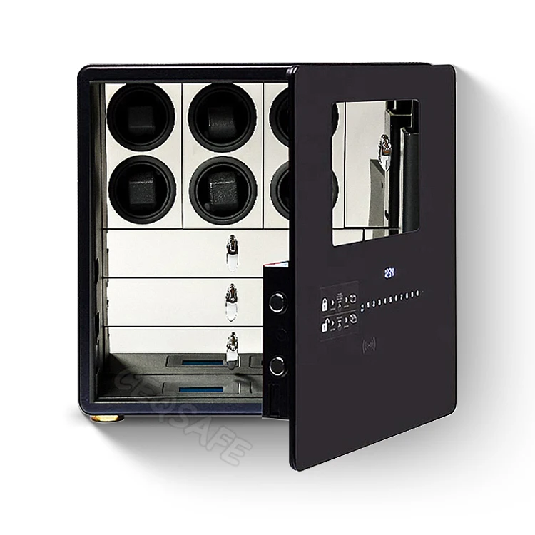 

CEQSAFE New Automatic Watches and Jewelry Storage Watch Winder Safe Box