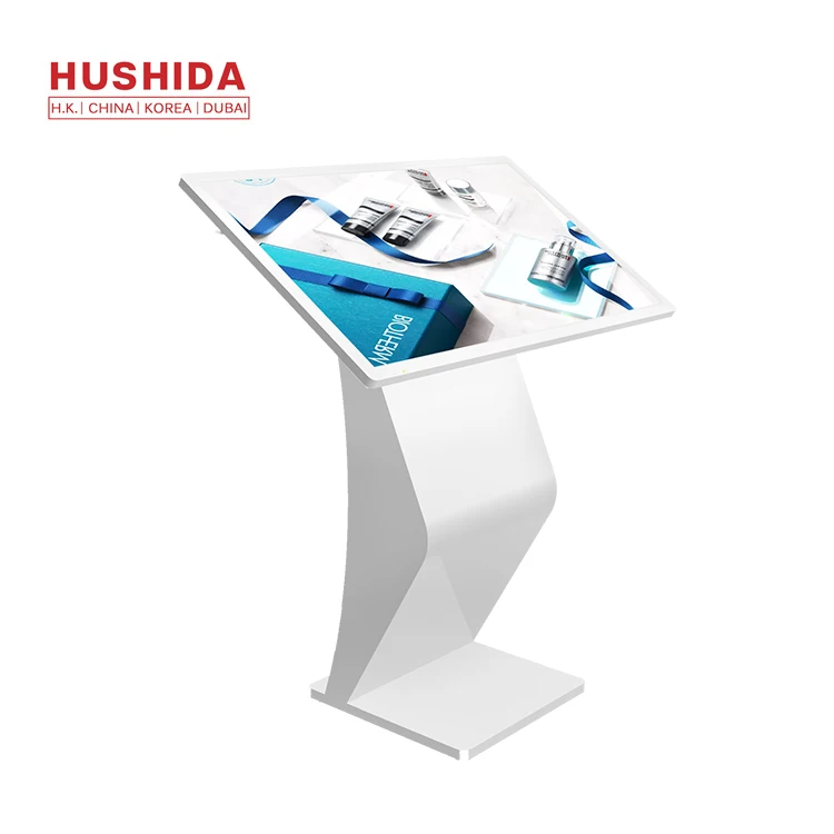IR Touch Screen Android WiFi 43 Inch 2K 4K Horizontal Touch Advertising Kiosk