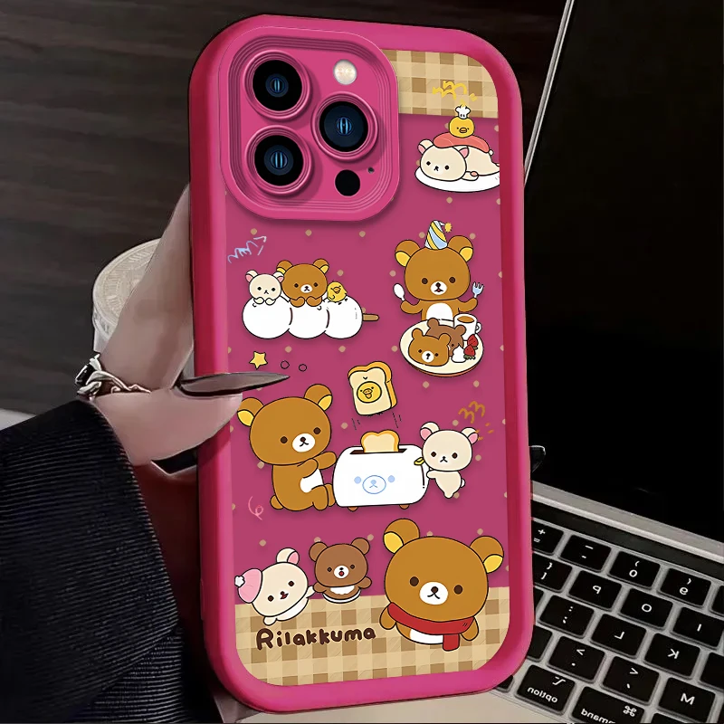 حافظة لهاتف آيفون 16E 16 15 14 13 12 11 Pro Max X XS X S Max XR SE 2020 SE4 7 8 غطاء خلفي مقاوم للصدمات