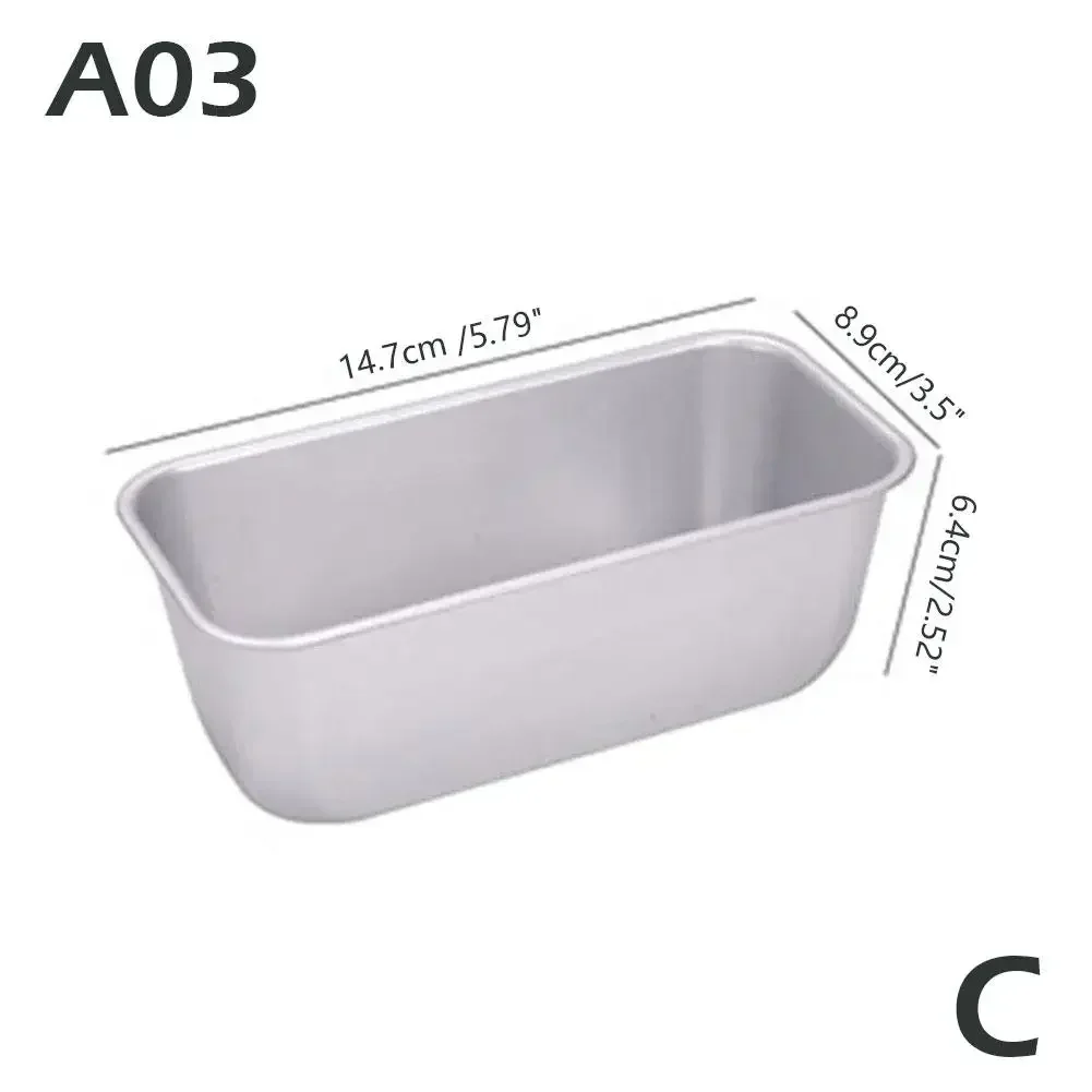 Rechteckige Brotform aus Kohlenstoffstahl, antihaftbeschichtet, Kuchenform, Mini-Toastform, Kuchen-Backblech, Kastenform, Küche, Backwerkzeuge, Backformen – Detail 4