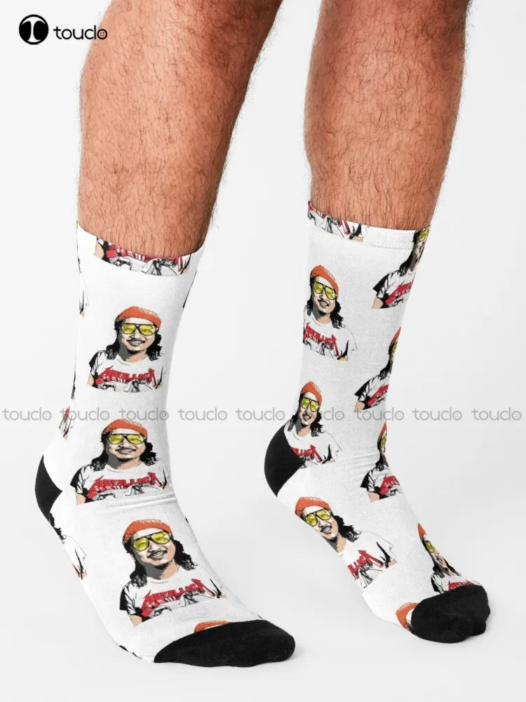 Animated Bobby Lee 'Tiger Belly'  Socks Sport Socks For Men Personalized Custom 360° Digital Print Gift Harajuku Colorful Retro