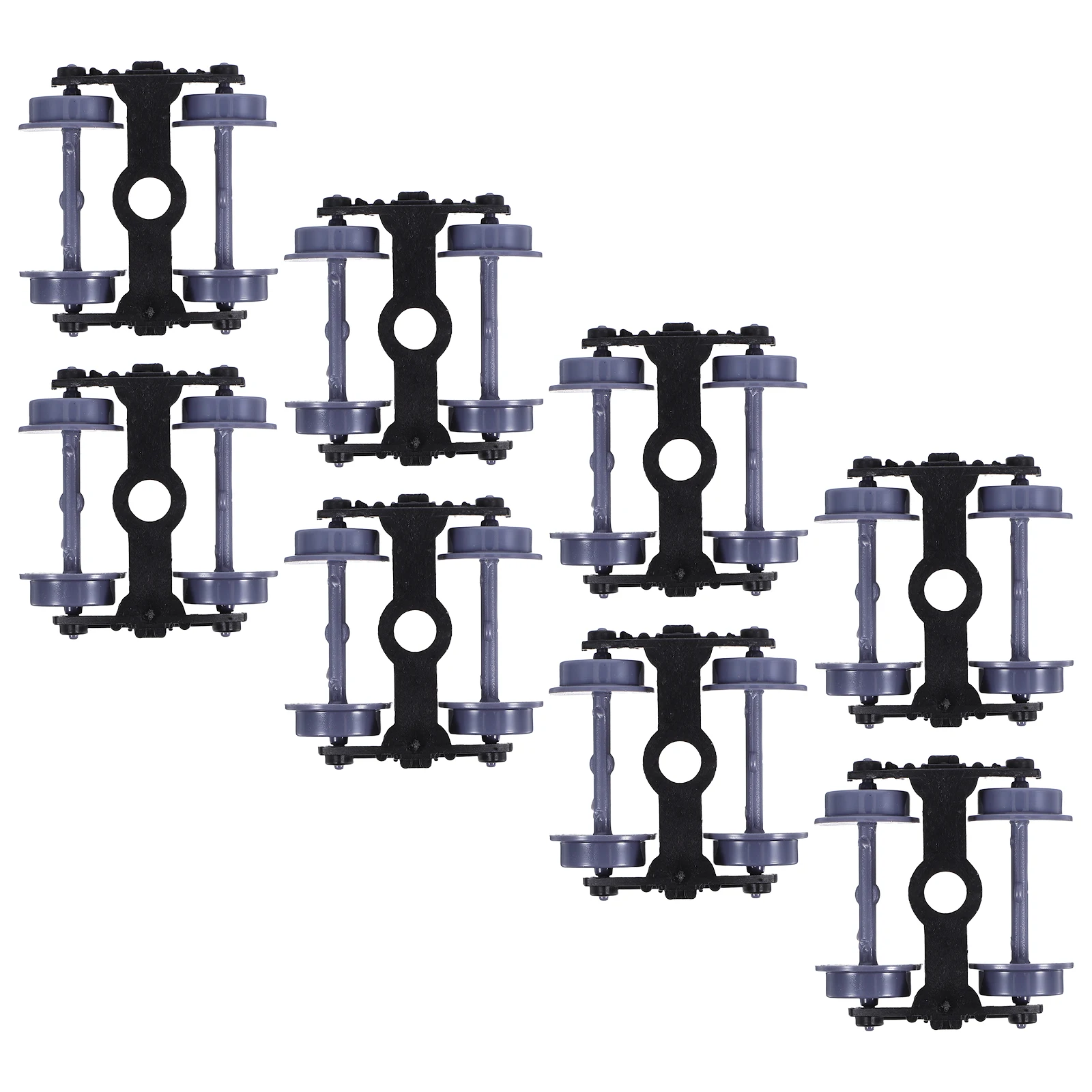 

8 Pcs Train Model Wheels Diy Toy Assembled Kids Toys Building Kit Plastic Child Railway Accessories