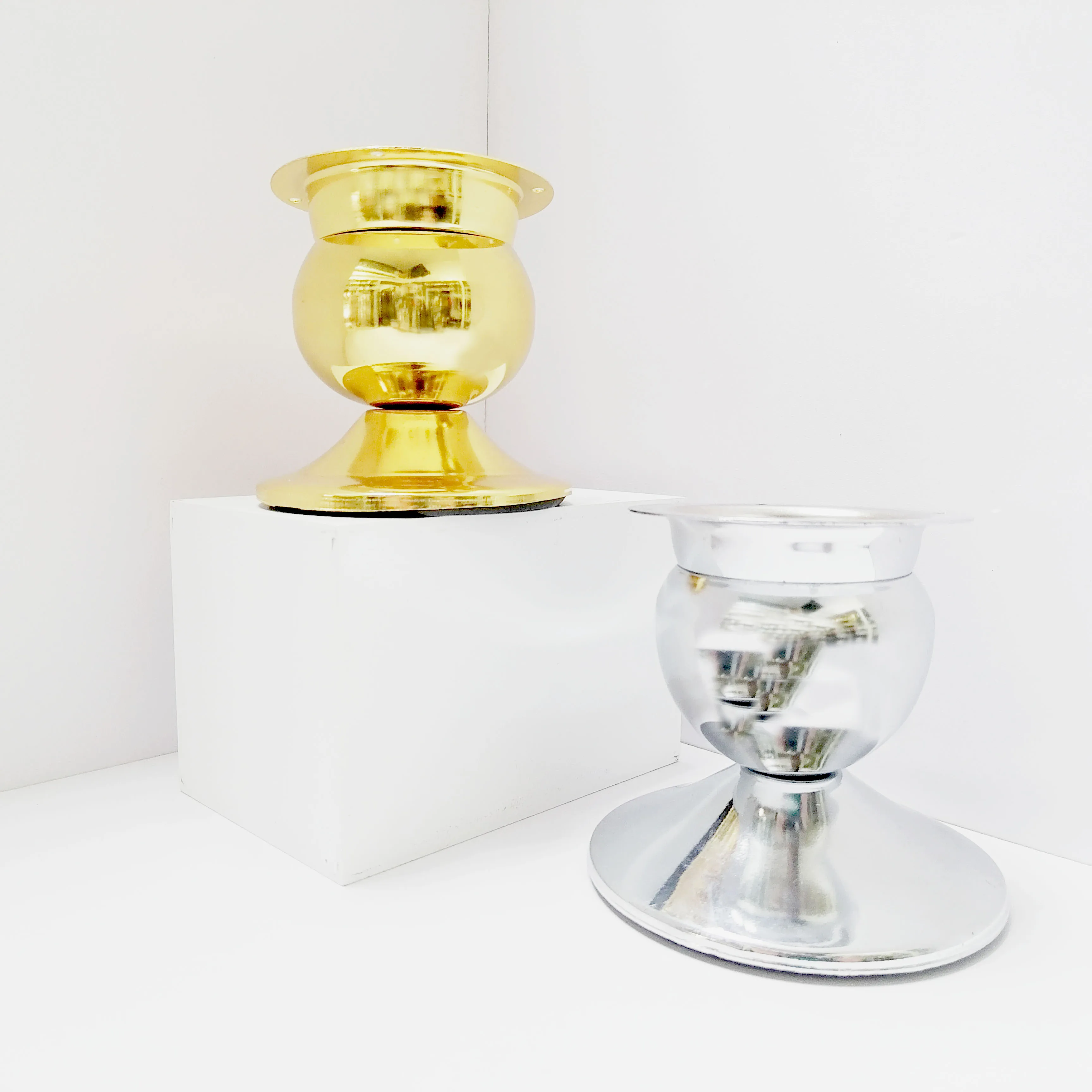4pcs Modern Home Furniture Gold Hardware Accessories Feet Vase Modeling New Design Iron Cabinet Bed Sofa Legs