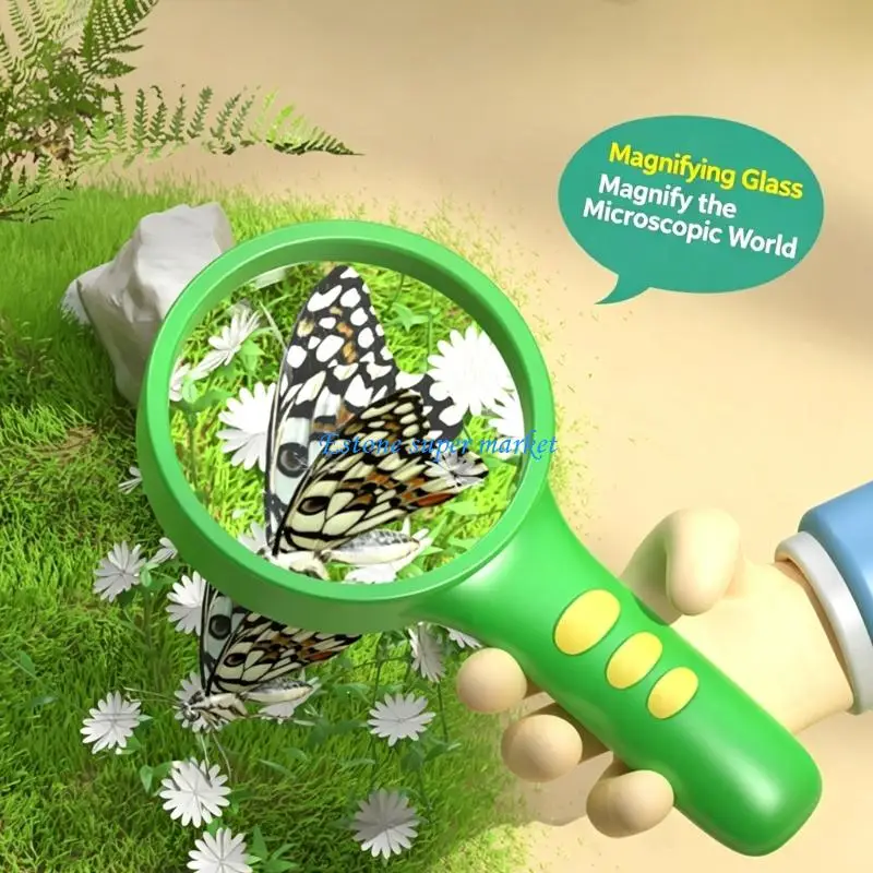 090B Science Observation Toy for Kids with Transparent Insect Viewer, Catcher Cup and Carry Strap for Outdoor Learning