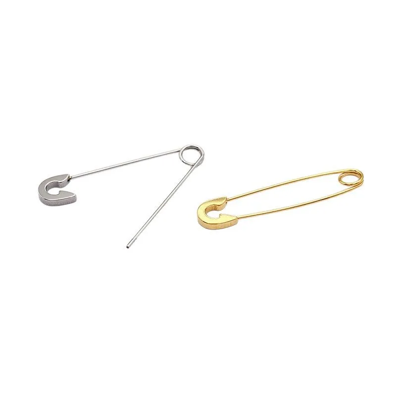 1PC Stainless Steel Push Back Stud Earrinngs For Men Women Brief Pin Design Korean Japean Style Multi Colors For Choose - Detail 1