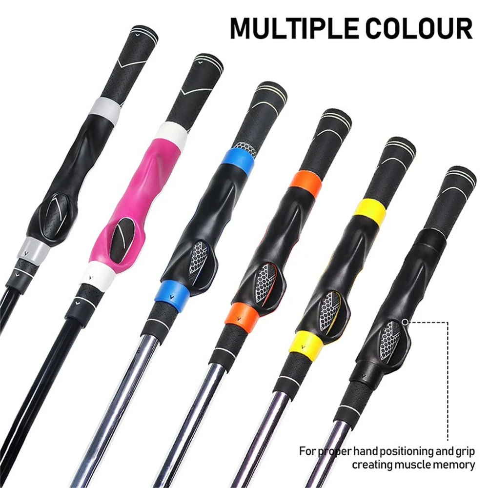 

3 Pcs/set Golf Club Grip, Golf Swing Trainer, Beginner Gesture Alignment Training Aids, Posture Skill Golf Accessory Right Hand