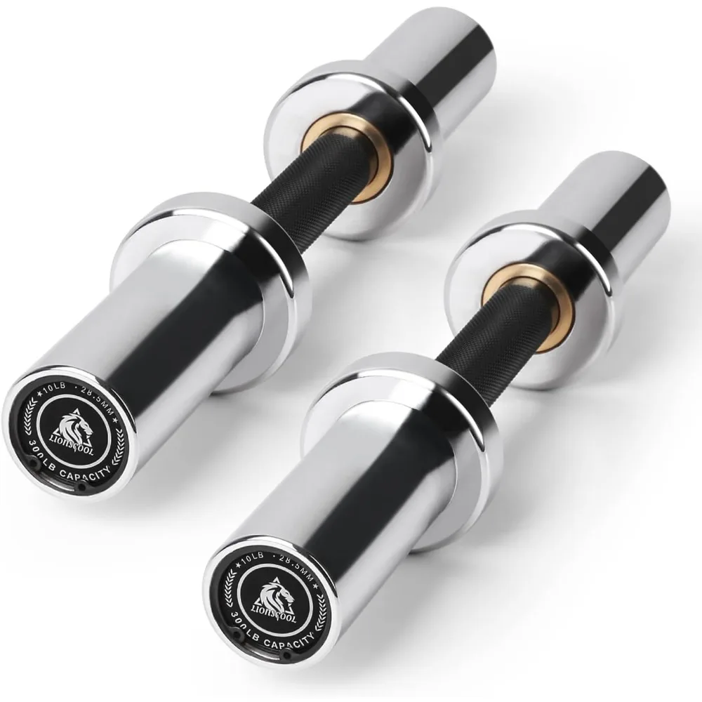 

Loadable Dumbbells Pairs in Commercial Grade, Heavy Duty Dumbbell Bar/Handle for Strength Training,