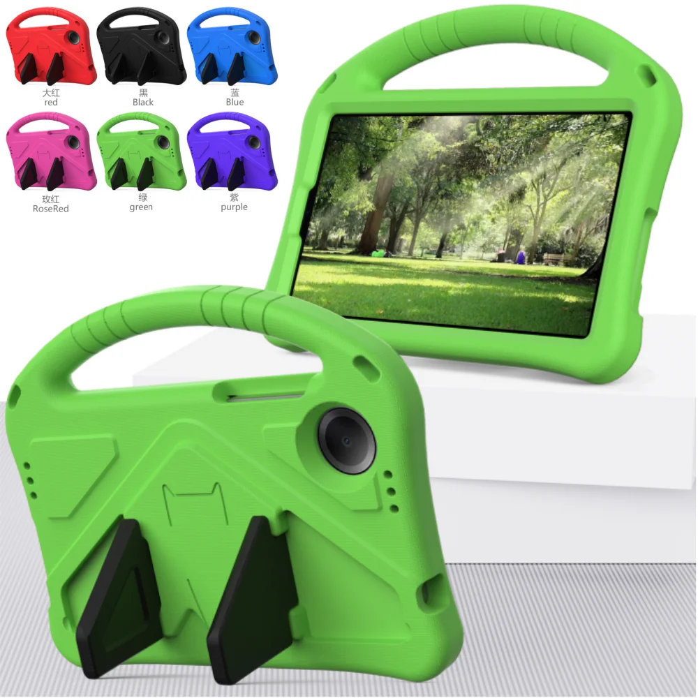 Kids EVA Case for Xiaomi Redmi Pad SE 8.7 inch 2024 Funda Stand Shockproof Kid-Proof Handle Stand Protective Tablet Cover 8.7