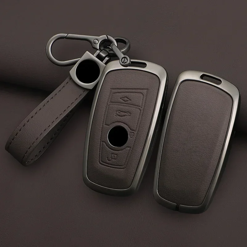 

Alloy Style 3/4 Button Smart Key Case Cover For BMW CAS4 CAS4+ BDC FEM F 3 5 7 Series E90 E92 E93 X5 F10 F20 F30 F40 118i 320i