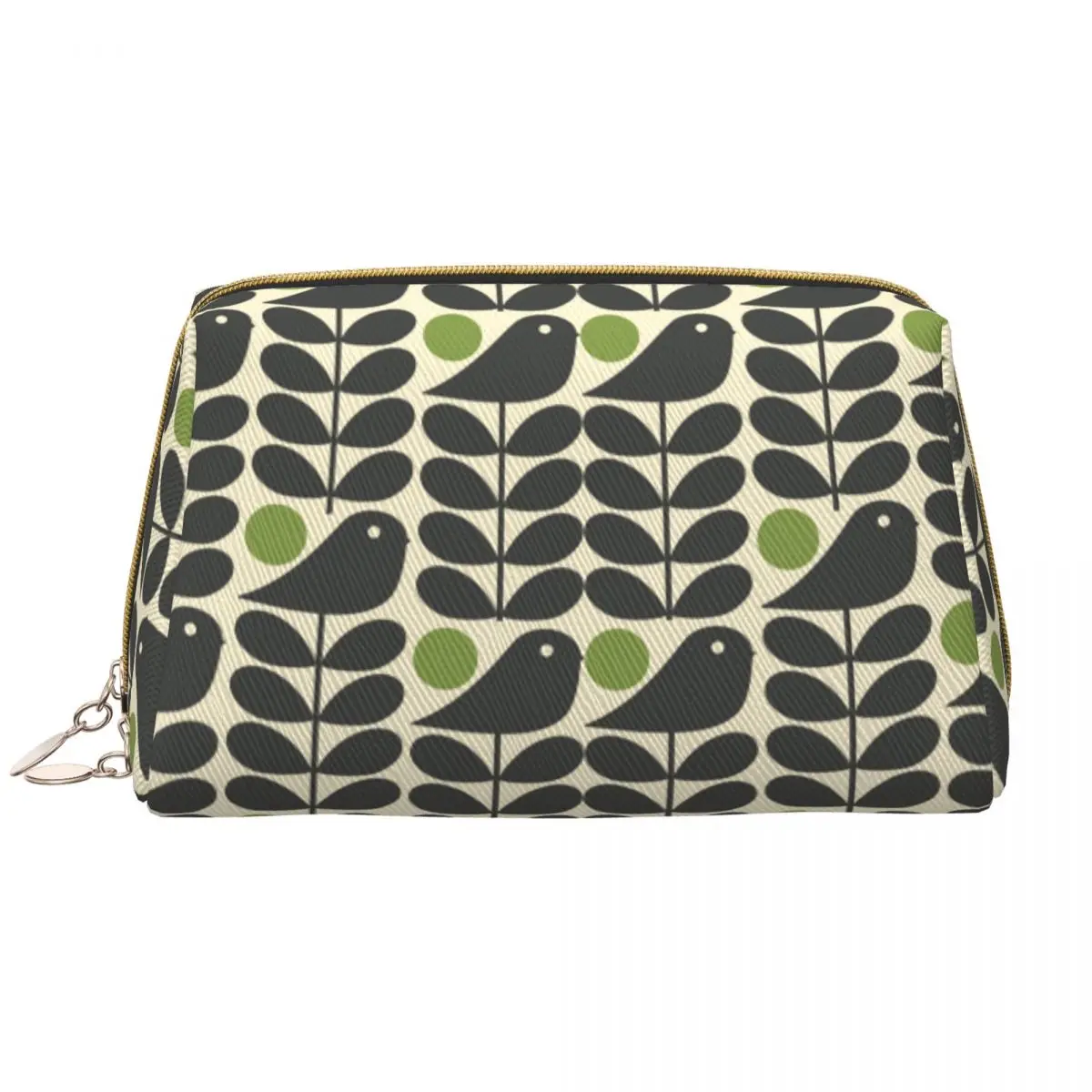 Orla Kiely Multistem Birds Toiletry Bag Women Scandinavian Flower Cosmetic Makeup Organizer Lady Beauty Storage Dopp Kit Box