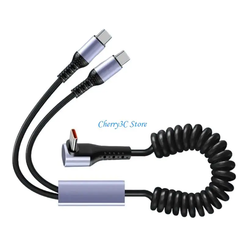 83CE Haltbarkeit Doppeltyp C -Ladungskabel Datenübertragung Support PVC -Materialien