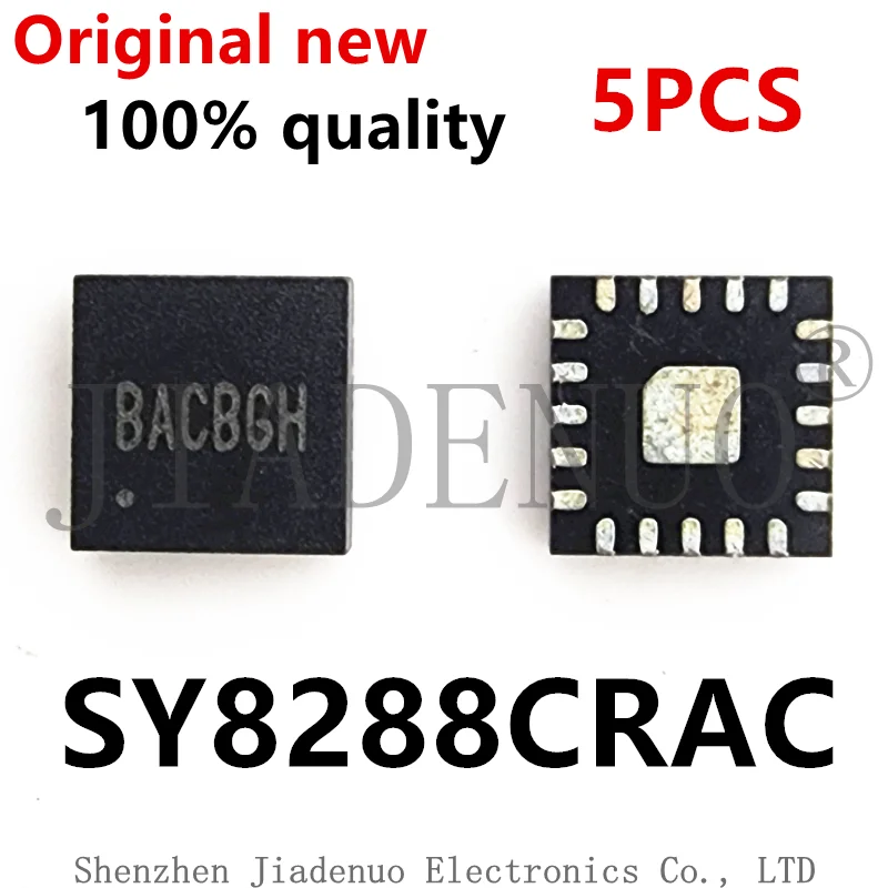 (5 uds) 100% nuevo SY8288CRAC BAC5 BAC6 SY8288BRAC BAB6 BAB BAC QFN Chip de espera