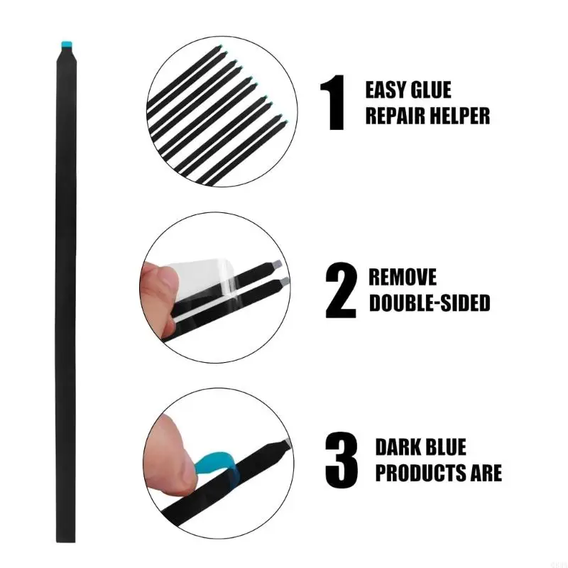 Q84A 6pcs Easy Pull Adhesive лента для технического обслуживания экрана для ноутбука Легкое вытягивание вкладка растяжения