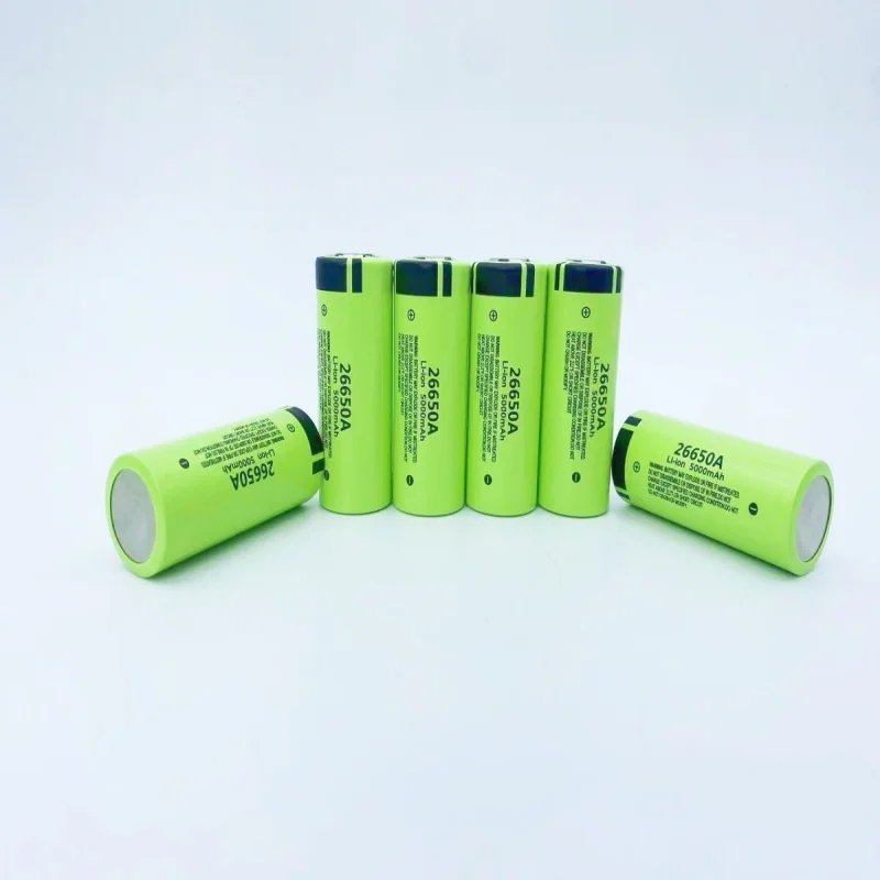 Large capacity rechargeable lithium-ion battery 100% 26650mAh LII-50A 5000mAh 26650-50A flashlight 20A new 3.7V